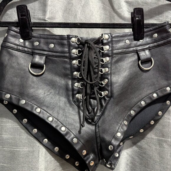 Widow Dolls Kill Minutes To Midnight Biker Shorts Black Small - Picture 5 of 8